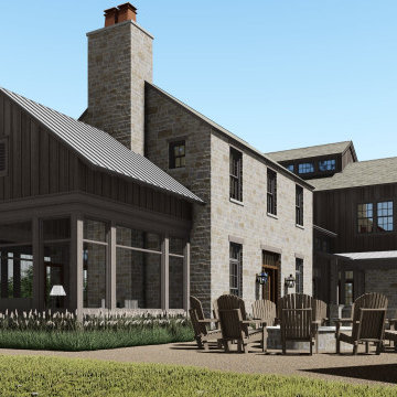 Courtyard & Screen Porch