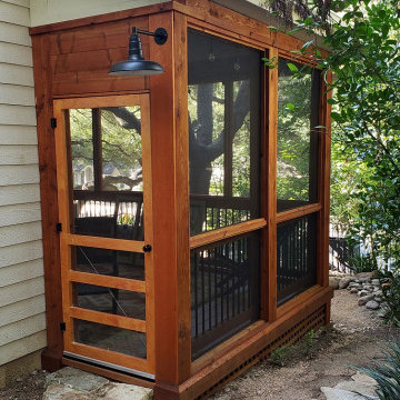 Covered Deck to Screened Porch Conversion in NW Austin