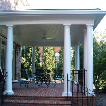 Covered porch addition 2