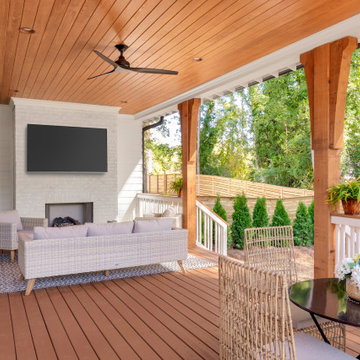 Covered Rear Porch