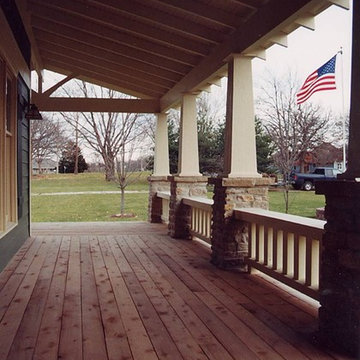Craftsman Transformation - front porch detail