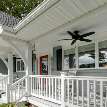 Crownsville Waterfront Home: Front Porch