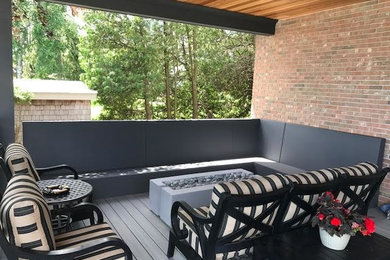Custom Benches for the Outdoor Covered Porch