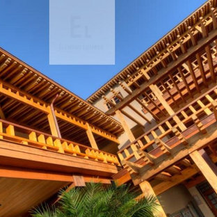 Idee per un ampio portico etnico
