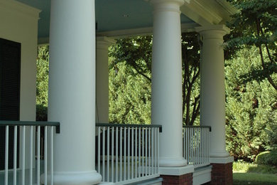 This is an example of a traditional porch design in Birmingham.