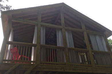 This is an example of a porch design in Atlanta.