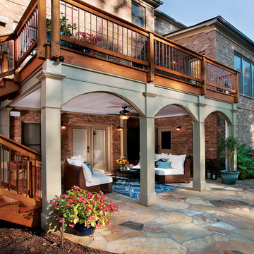 Decks that include drainage for dry porches below