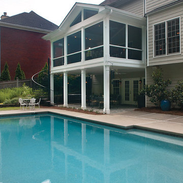 Decks that include drainage for dry porches below