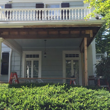 Demolition of Rotted Material on Porch