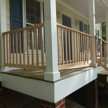 DIY Front Porch Railing Replacement