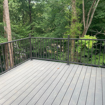 Downtown Greenville Porch Screening and Handrails