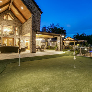 Dublin Outdoor Living/Kitchen/Pool/Putting Green/Lower Grotto/Firepit