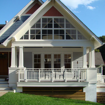 Elegant porch gable