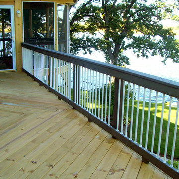 Elevated Screen Porch with Deck & Patio