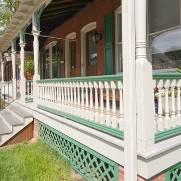 Even the downspouts ere replaced and painted