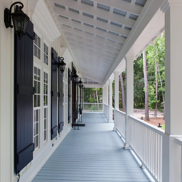 Expansive front porch