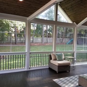 EZE Breeze Screened Porch with T&G Wood Floor in Davidson, NC