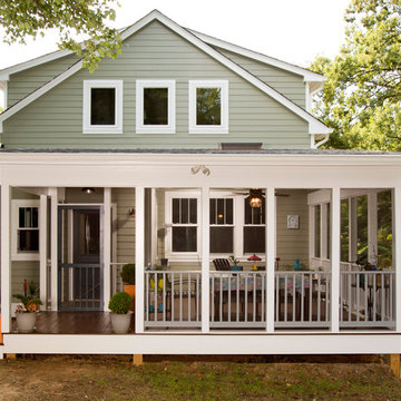 Family porch in rear