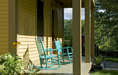 Rocking Chairs Roll Onto Porches