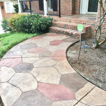 Flagstone walkway and porch 04/14/19