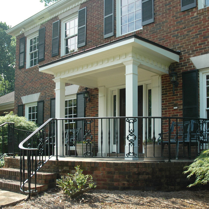Flat Roof Front Porch Photos & Ideas Houzz