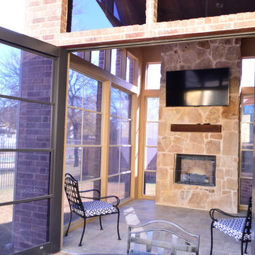 Fort Worth, TX, Outdoor Living Space Combination w/ 3-Season Room