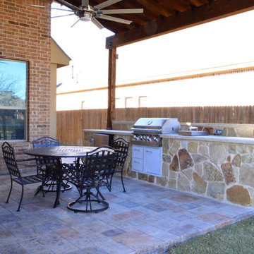 Fort Worth, TX, Outdoor Living Space Combination w/ 3-Season Room
