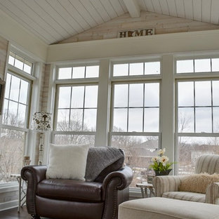 Foto di un portico stile shabby