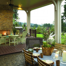 Traditional Porch by Alan Mascord Design Associates Inc
