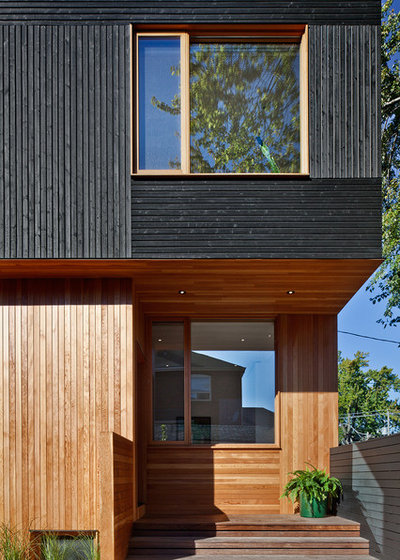 Moderne Veranda by Kyra Clarkson Architect