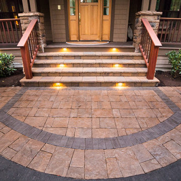 Front Entry Paver Apron