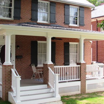 Front porch addition in Baker Park