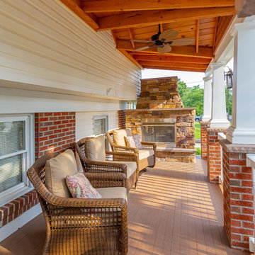 Front Porch & Portico Addition