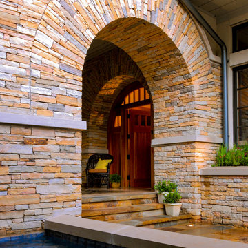 Front Porch Arched Entry