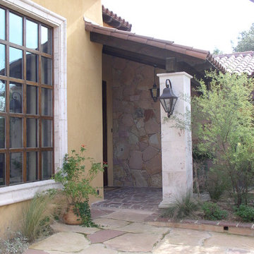 Front Porch from Front Courtyard