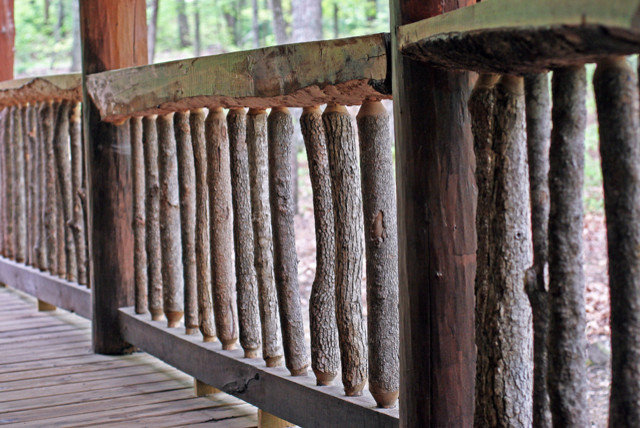 Rustic Porch by Alan Clark Architects, LLC