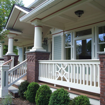 Front Porch on this Turn of the Century Home - Westfield, NJ