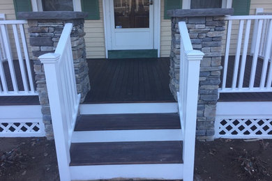 This is an example of a craftsman porch design in Philadelphia.