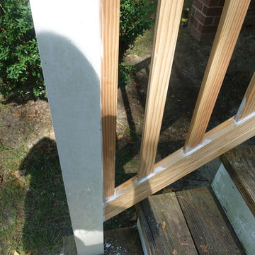 Front Porch Railing Replacement