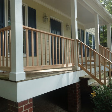 Front Porch Railing Replacement