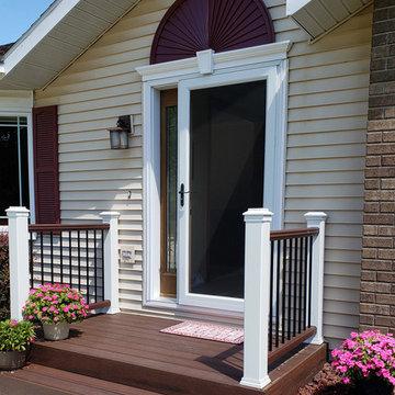 Front Porch Refresh from Concrete to Composite