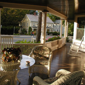 Front porch seating area at our Design Center