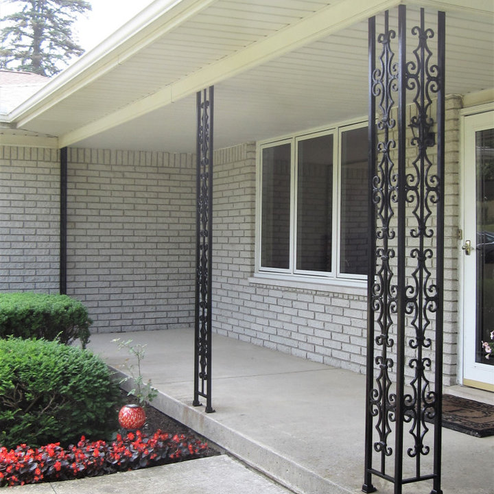 Wrought Iron Porch Columns Photos & Ideas Houzz