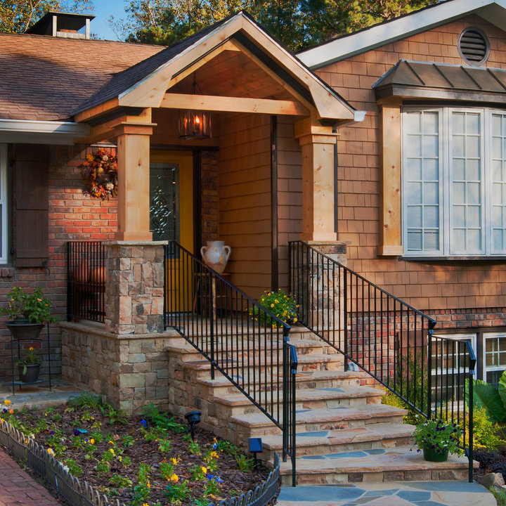 Gable Roof Front Porch Photos & Ideas Houzz