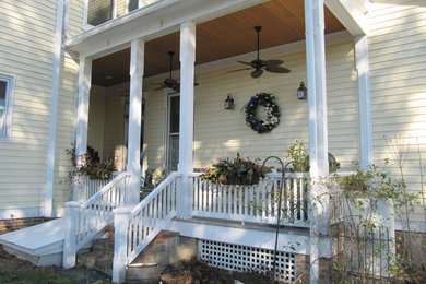 This is an example of a craftsman porch design in Other.