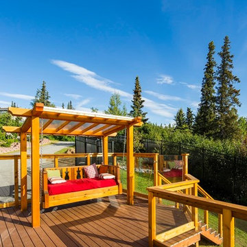 Greehouse and Deck Overlooking Anchorage, Alaska