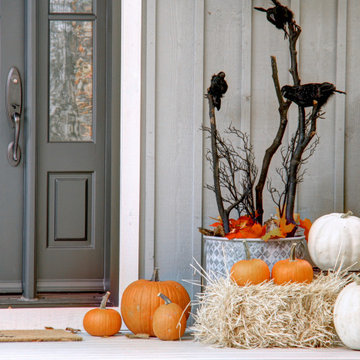 Halloween porch