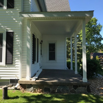 Hartland Custom Covered Front Porch (Before & After)