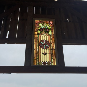 Historic barn restoration