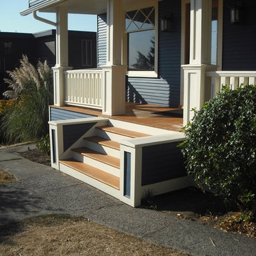 Historic Home Front Porch Seattle By Westbrook Restorations 206 954 4054